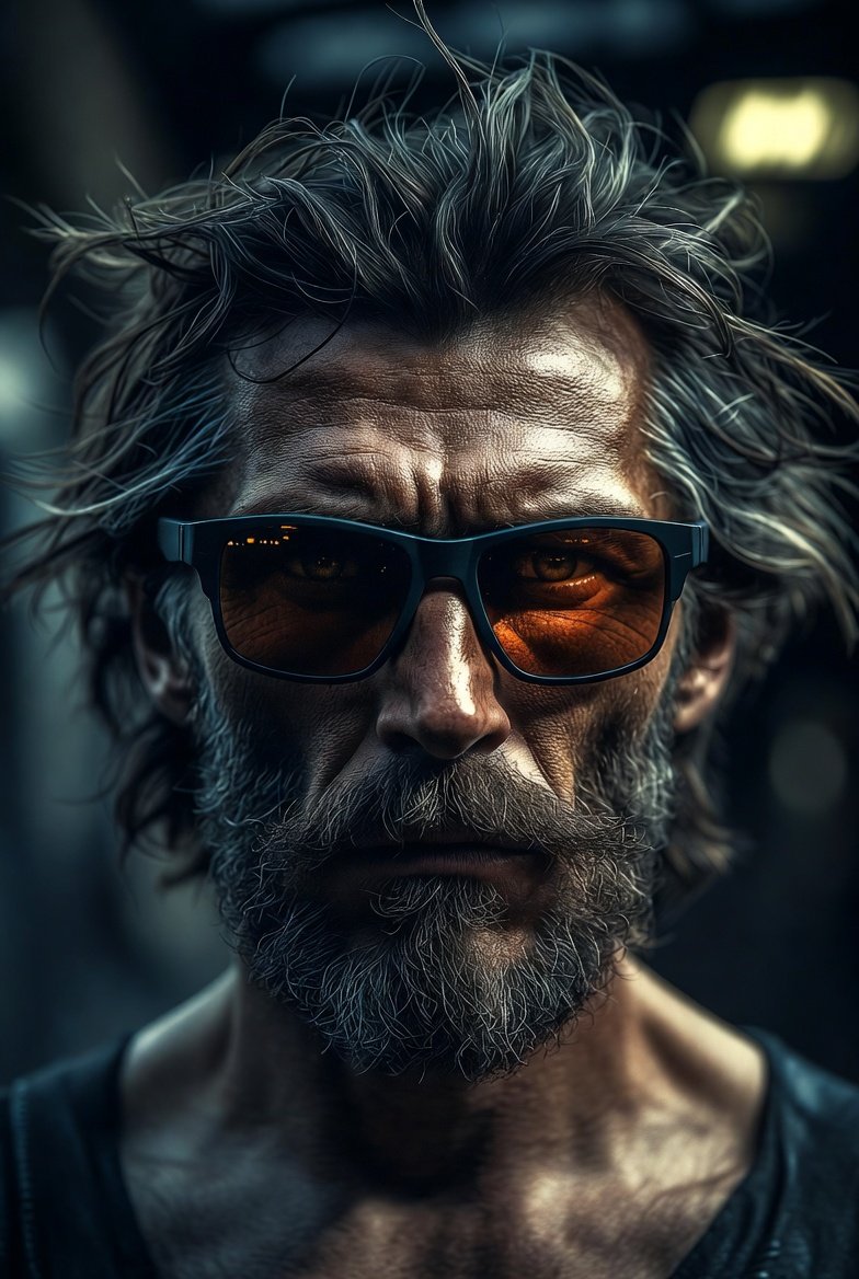 Urban Grit: The Face of Resilience AI prompt preview