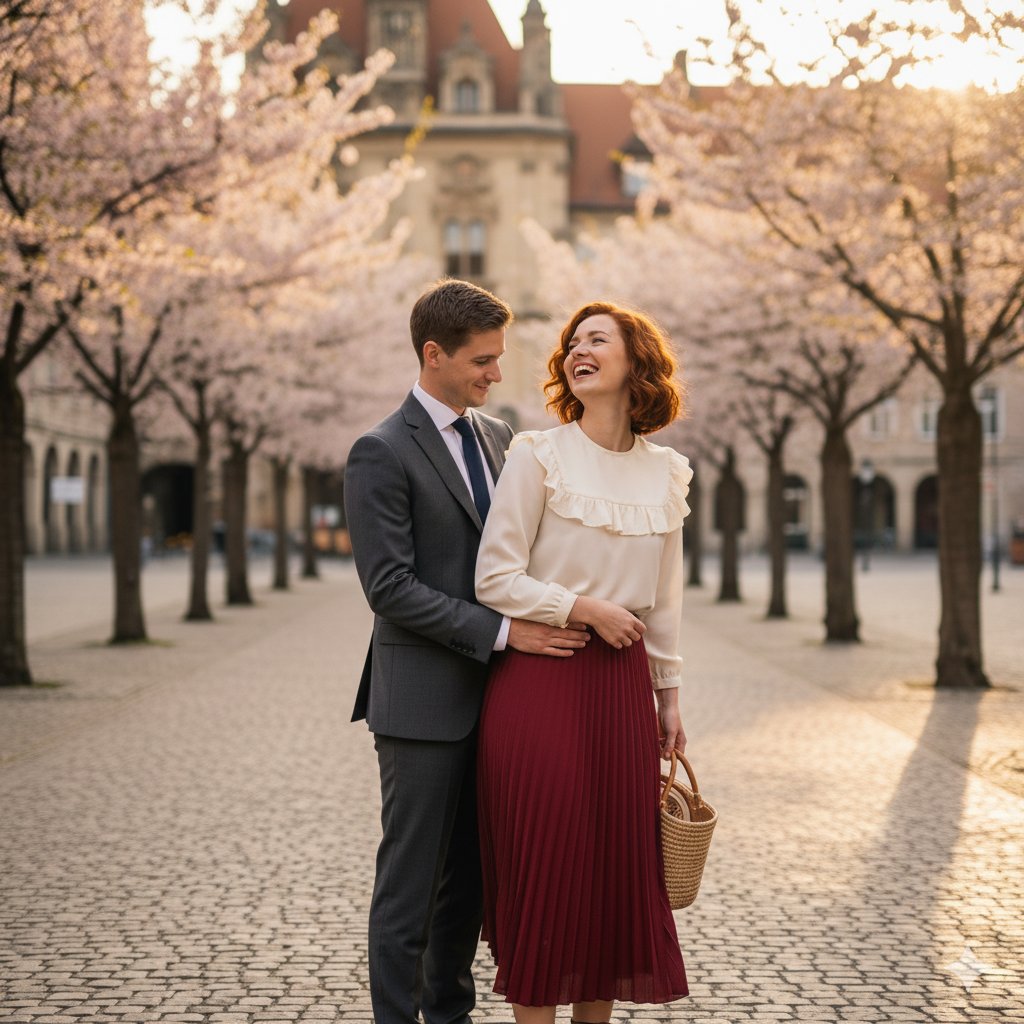 Cherry Blossom Whispers: A Love Story in Bloom AI prompt preview