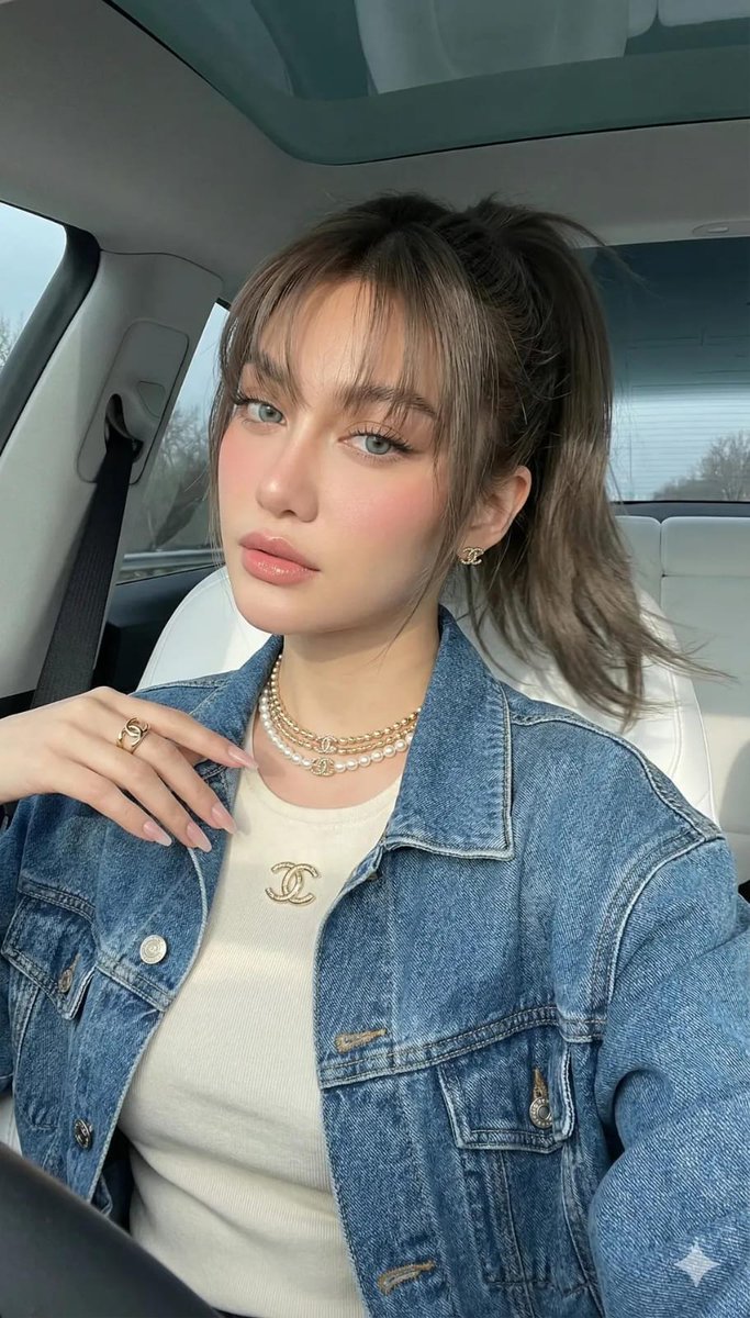 Chic Elegance in a Tesla: A Morning Glamour Shot AI prompt preview