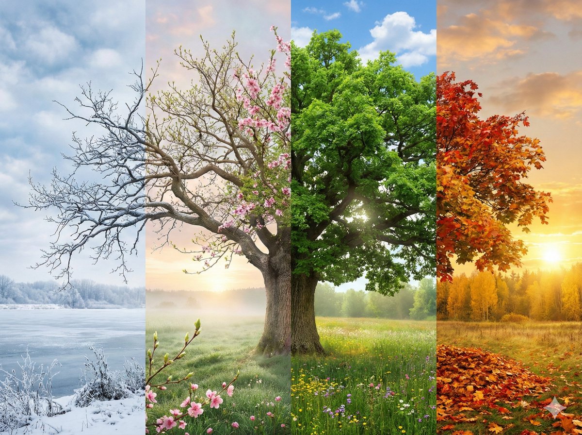 Seasons of Shanghai: A Year in One Breathtaking View AI prompt preview