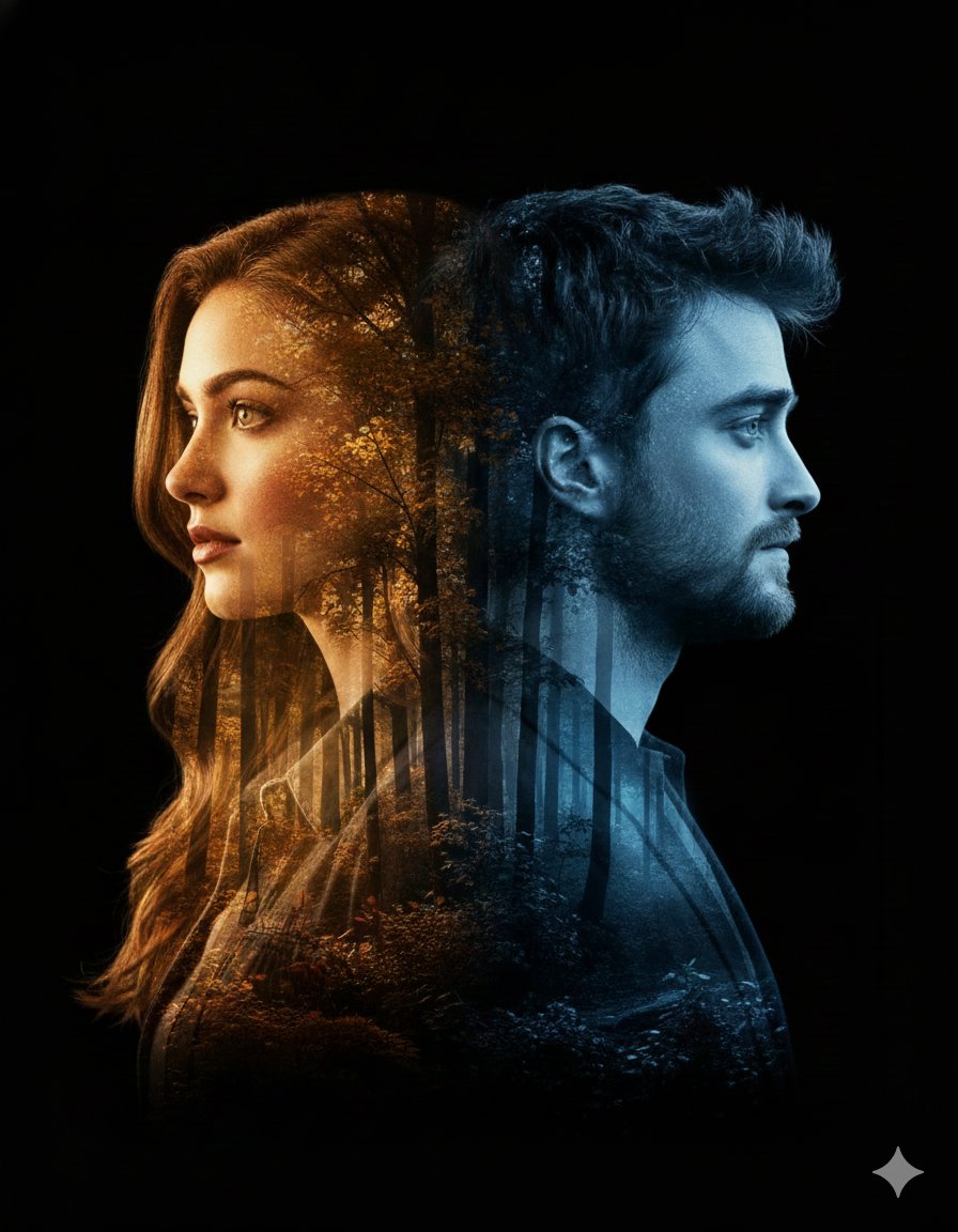 Nature's Whisper: Double Exposure Elegance AI prompt preview