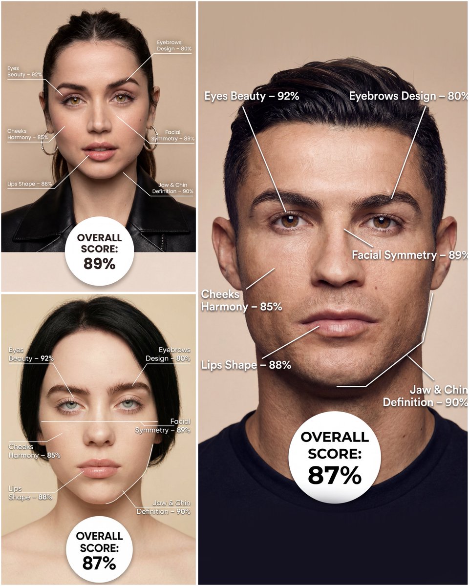 Unveiling Your Facial Aesthetic Score! AI prompt preview