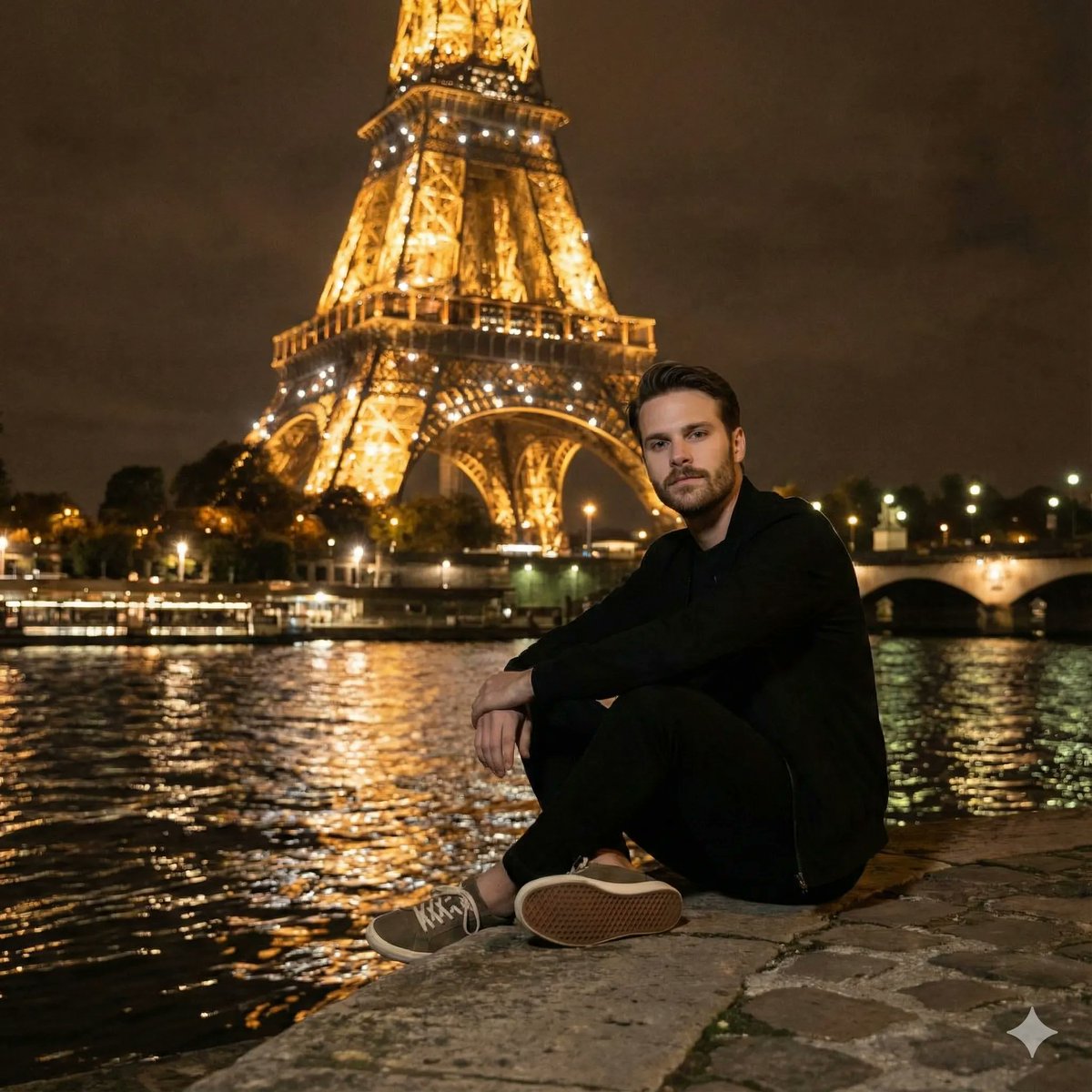 Transform Your Selfie: Eiffel Tower Edition! AI prompt preview
