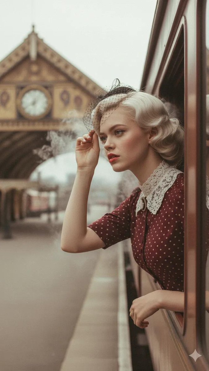 A Timeless Farewell from the Train Window AI prompt preview