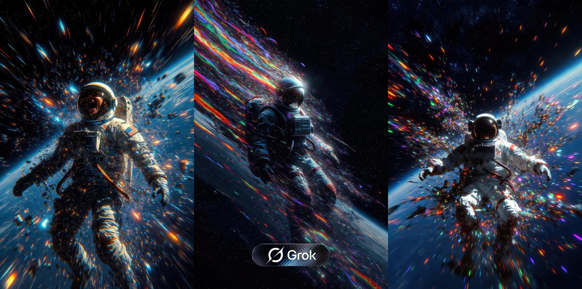 A Cosmic Dance of Light and Color AI prompt preview