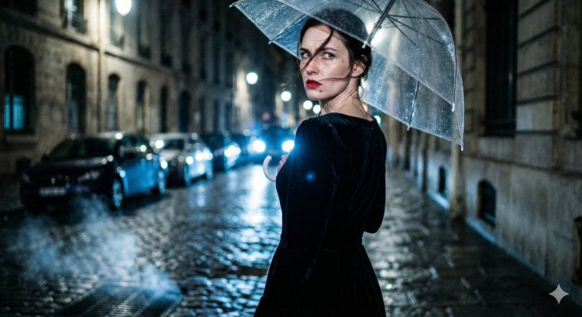 A Cinematic Enigma: Femme Fatale in Noir Elegance AI prompt preview
