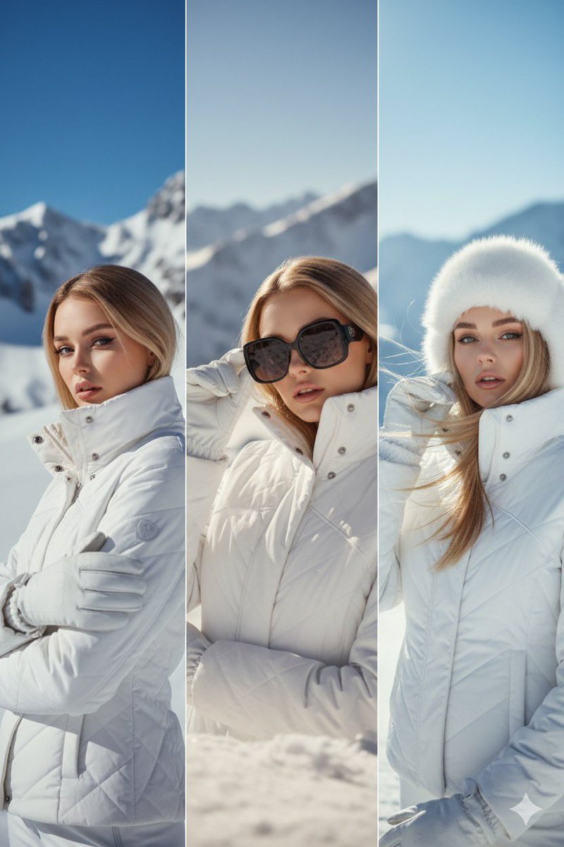 Chic Peaks: A High-Fashion Ski Adventure AI prompt preview