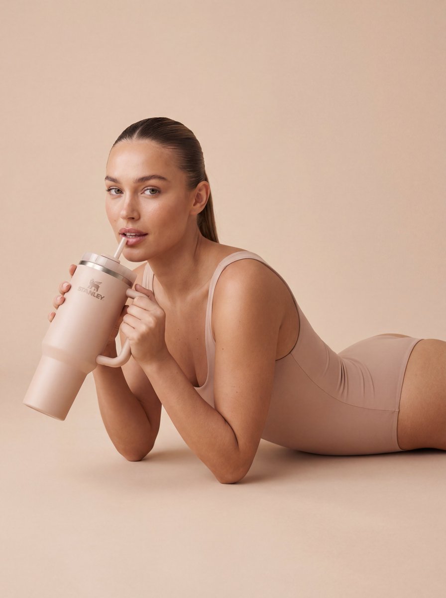 Sip in Style: The Ultimate Hydration Look AI prompt preview