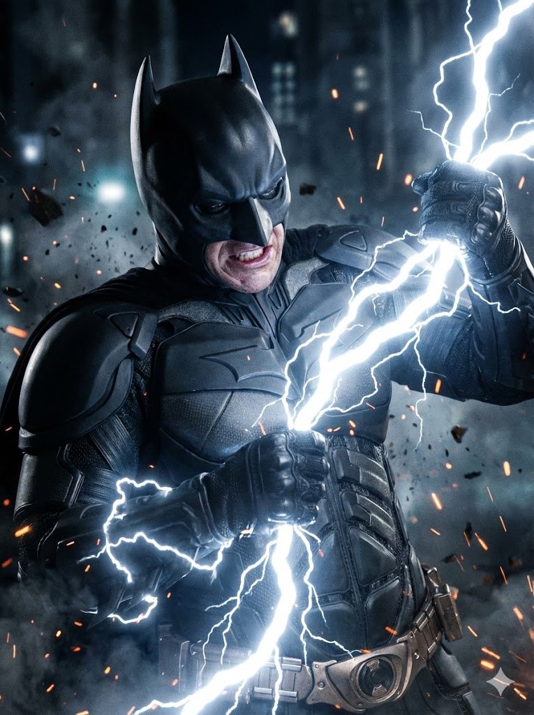 Electrifying Batman: A Shocking Showdown! AI prompt preview