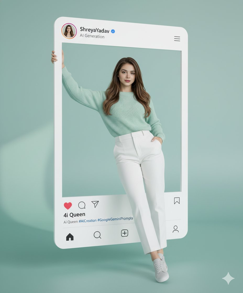 Elevate Your Feed with This 3D Instagram Dream! AI prompt preview