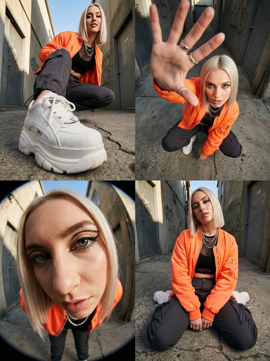 Futuristic Street Style: Where Fashion Meets Impact AI prompt preview