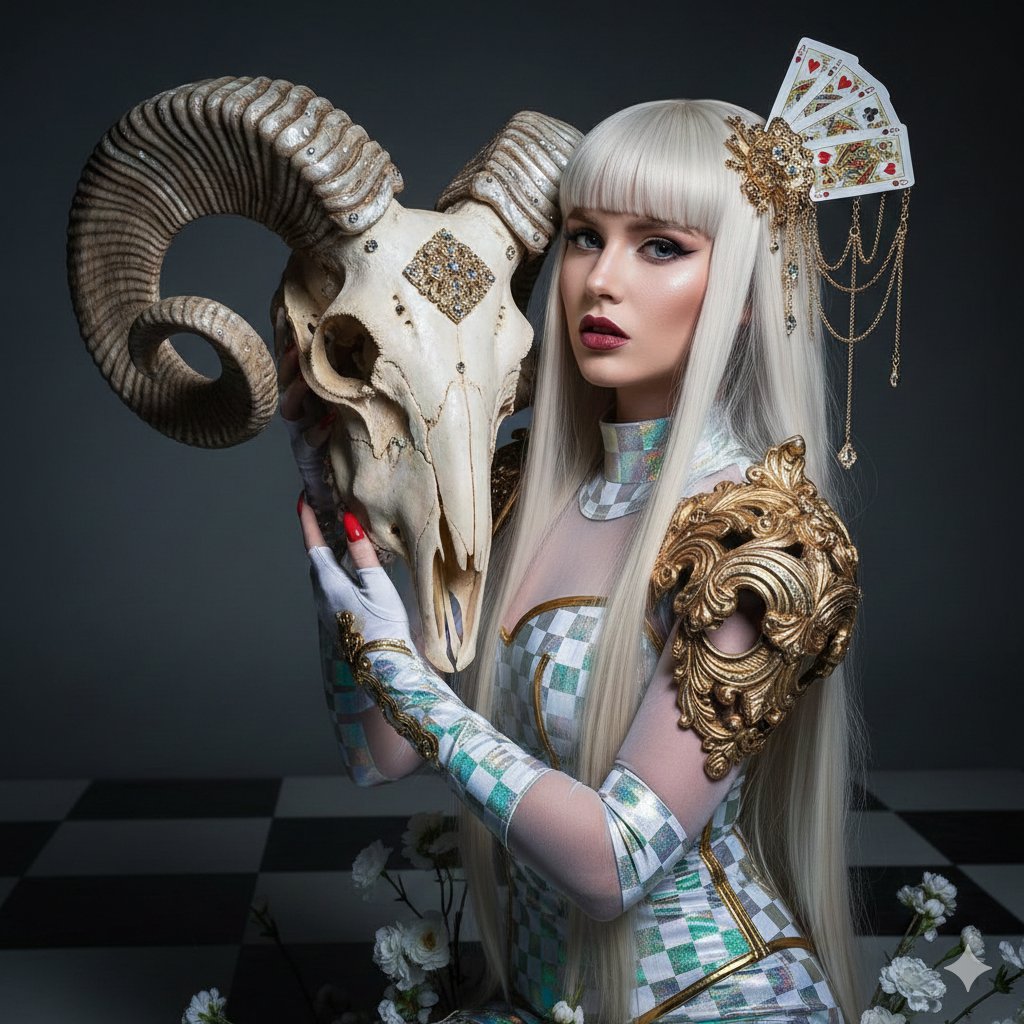 Chic Elegance Meets Dark Fantasy AI prompt preview