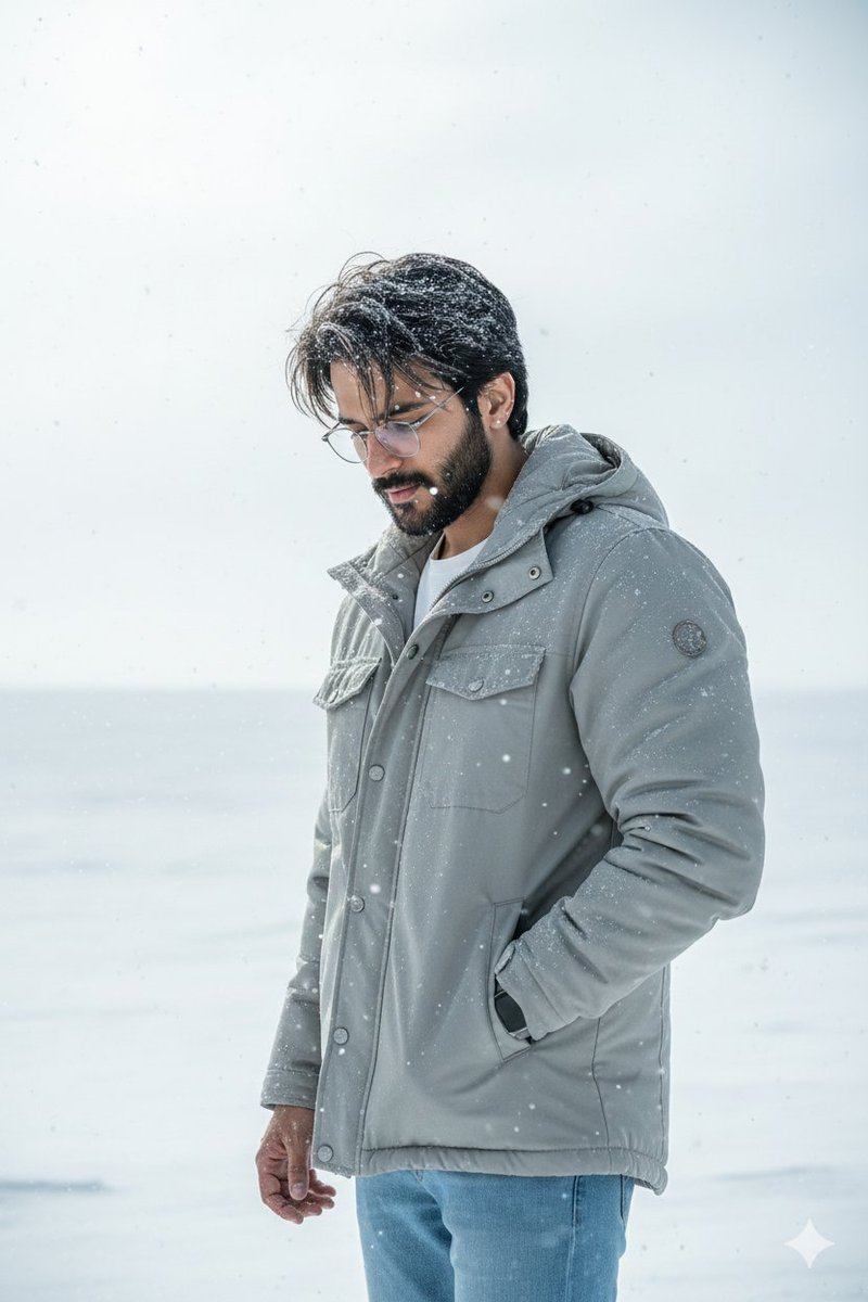 Frosted Serenity: A Cinematic Winter Portrait AI prompt preview