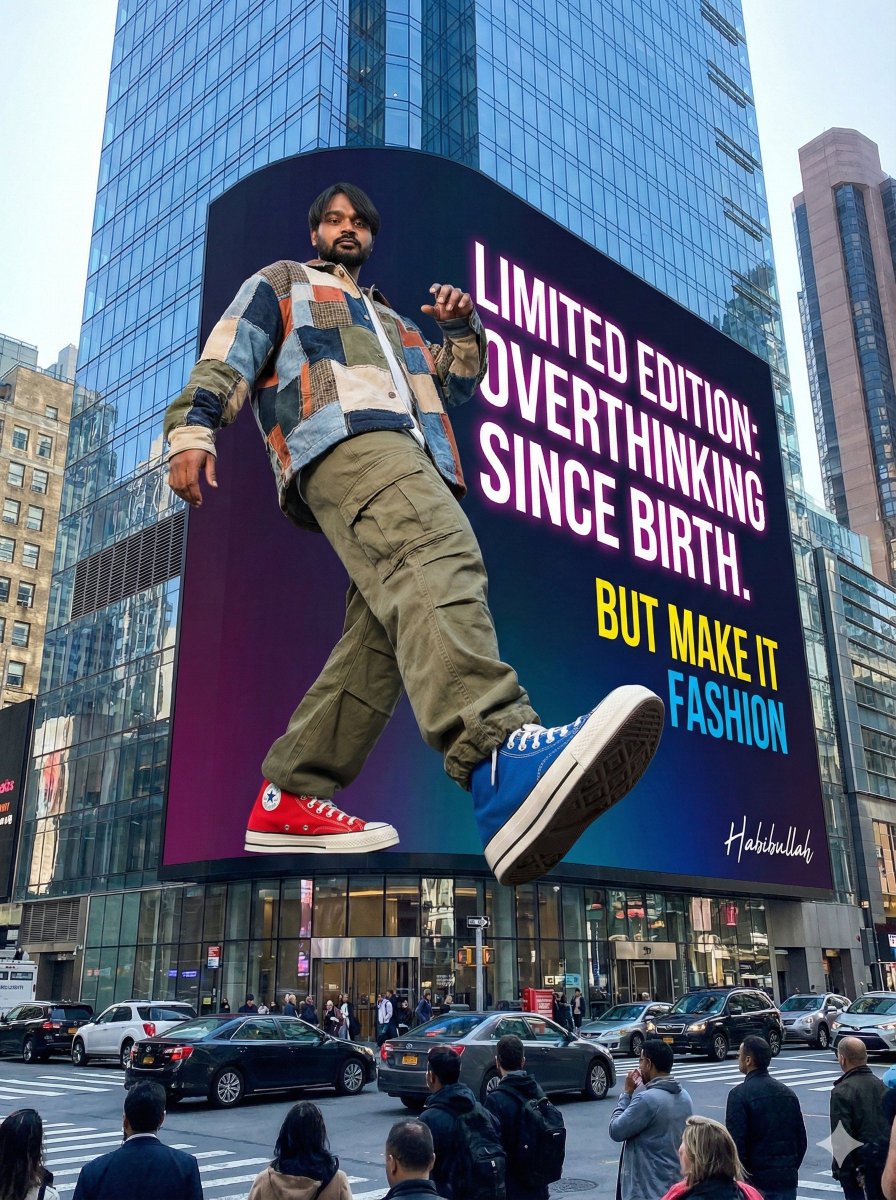 Fashion Takes Flight: A 3D Billboarding Revolution AI prompt preview