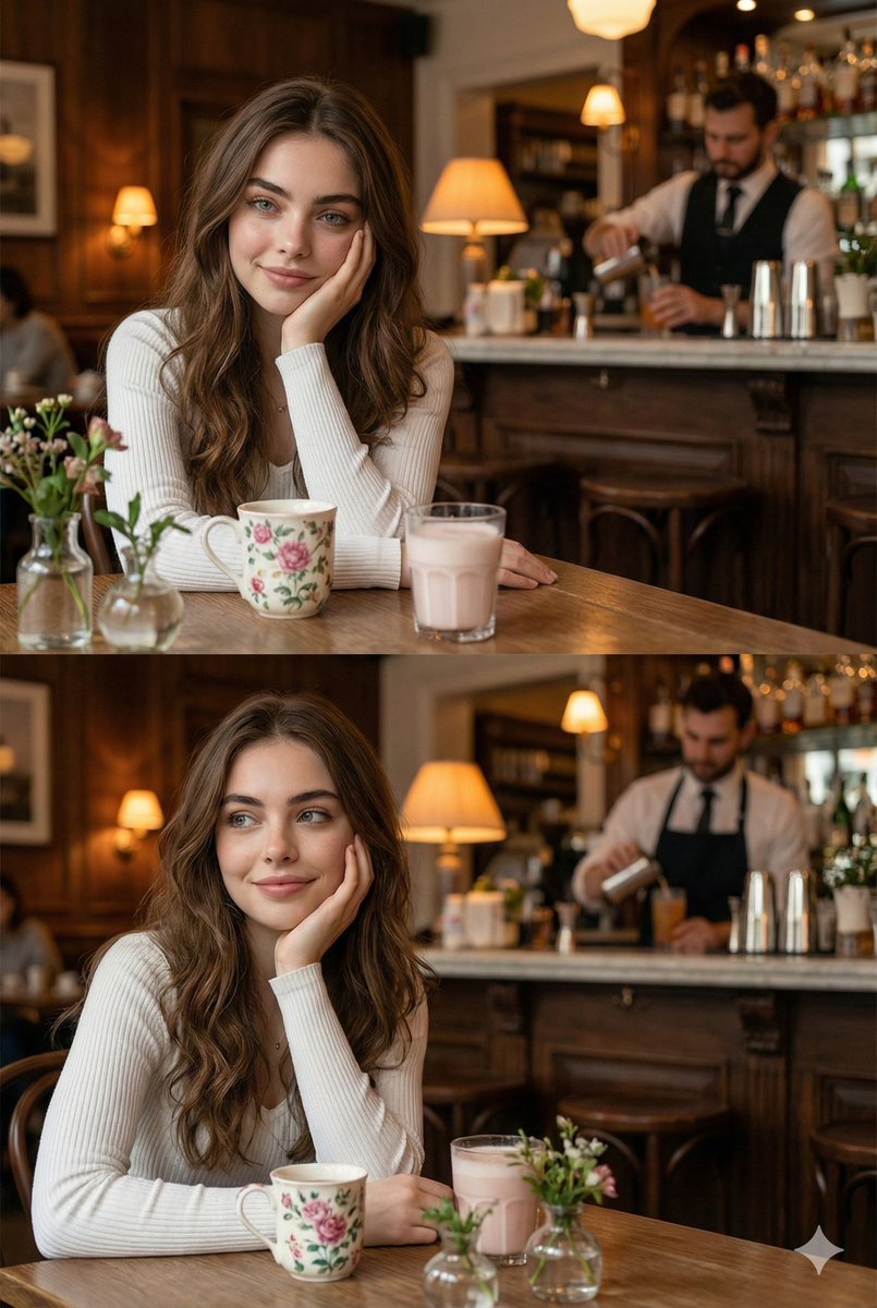 Chasing Moments: A Cozy Café Delight AI prompt preview