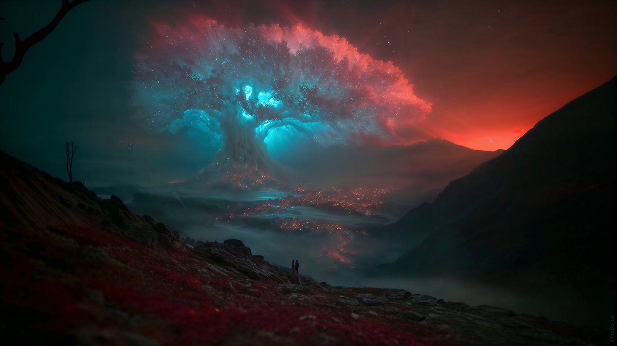 A Celestial Marvel: The Colossal Tree of Nebulae AI prompt preview