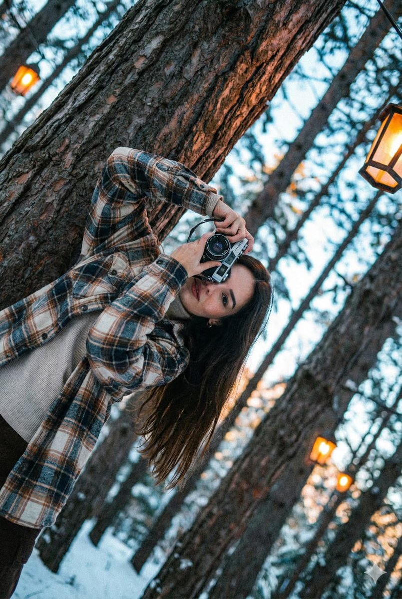 Retro Reverie: A 90s Winter Portrait AI prompt preview