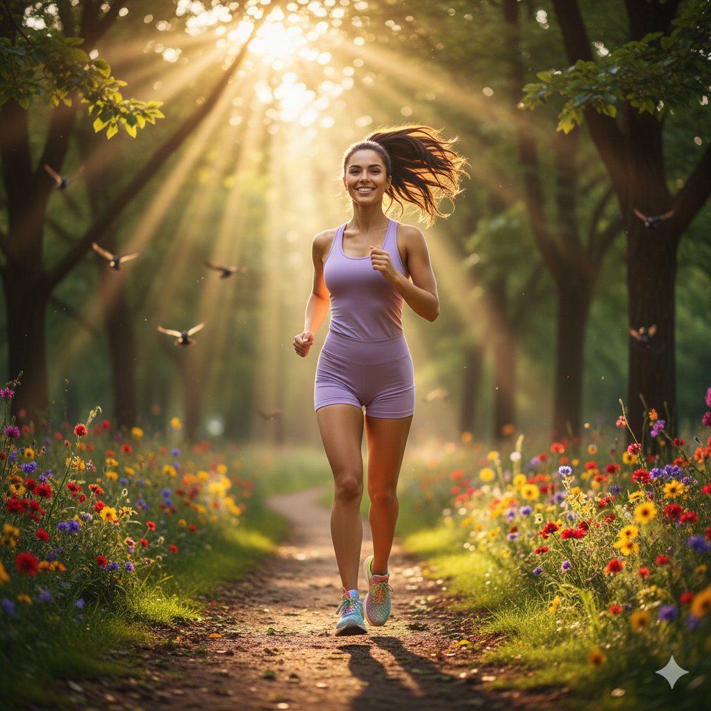 Chasing Sunshine and Wildflowers AI prompt preview