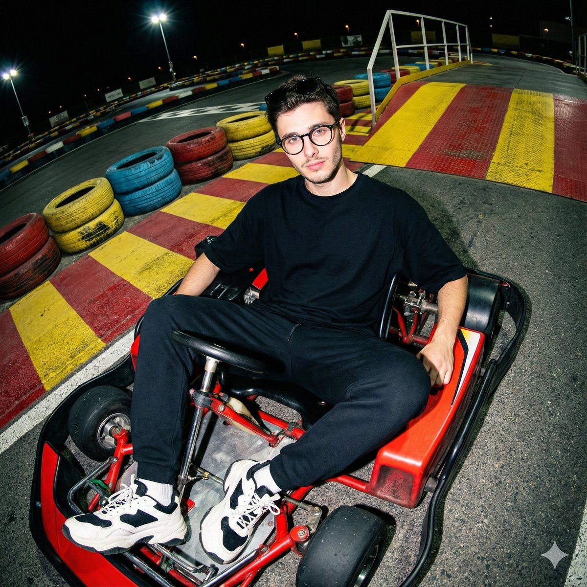 Revved Up Style: A Go-Karting Adventure AI prompt preview