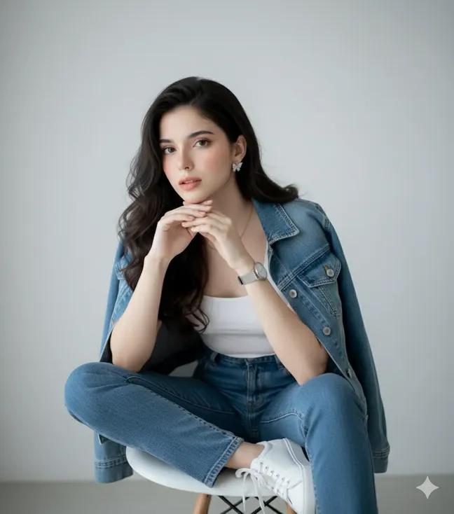 Casual Chic: A Portrait of Modern Elegance AI prompt preview