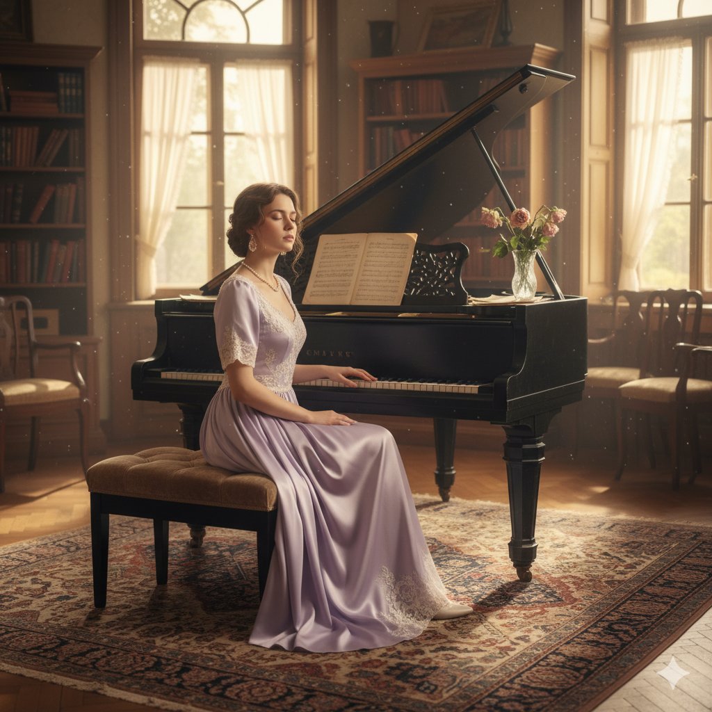 Whispers of Melodies in a Vintage Dream AI prompt preview