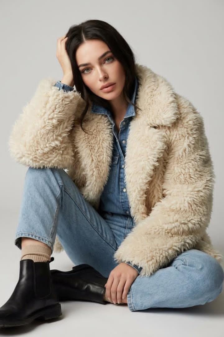 Shearling Dreams: Cozy Elegance in Capture AI prompt preview