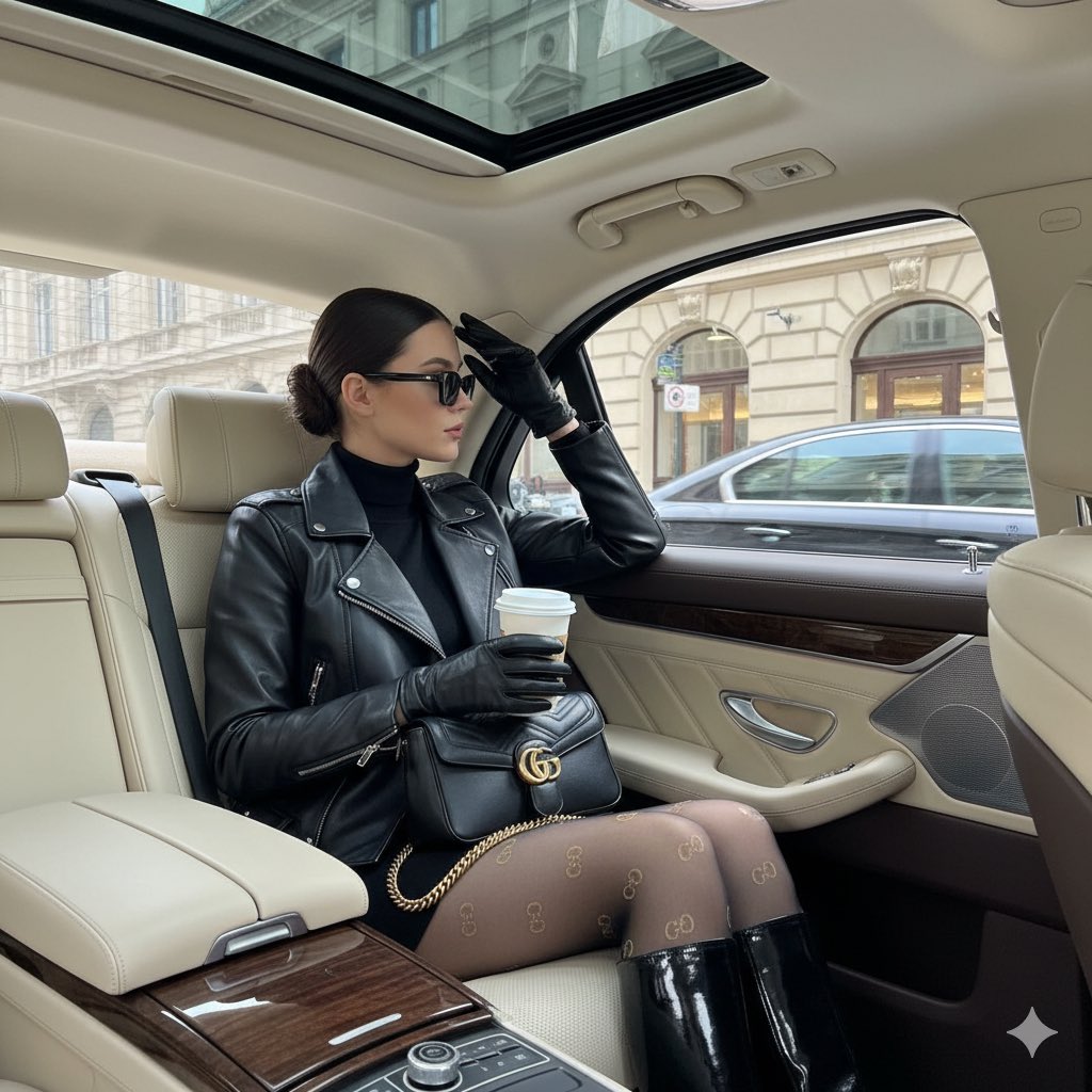 Chic Elegance on Wheels: The Luxe Life AI prompt preview