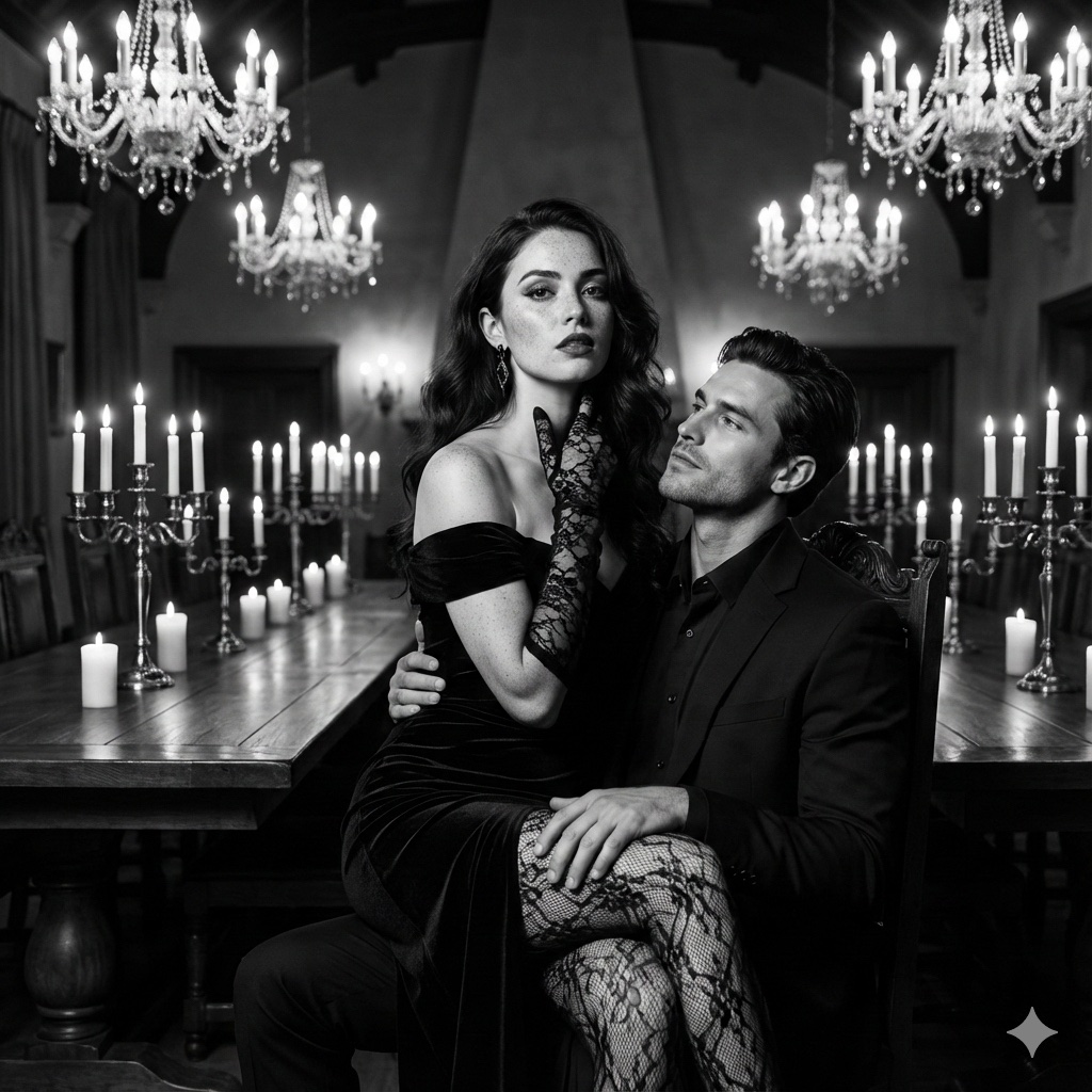 A Dance of Shadows and Seduction AI prompt preview