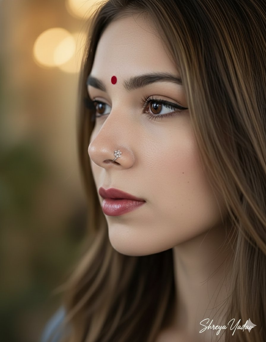 A Glimpse of Elegance: Hyper-Real Portrait AI prompt preview