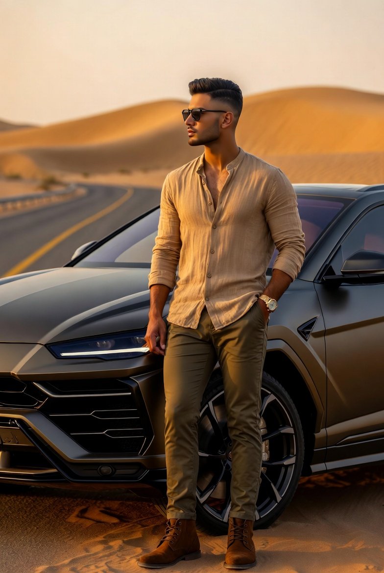 Elegance on the Open Road AI prompt preview