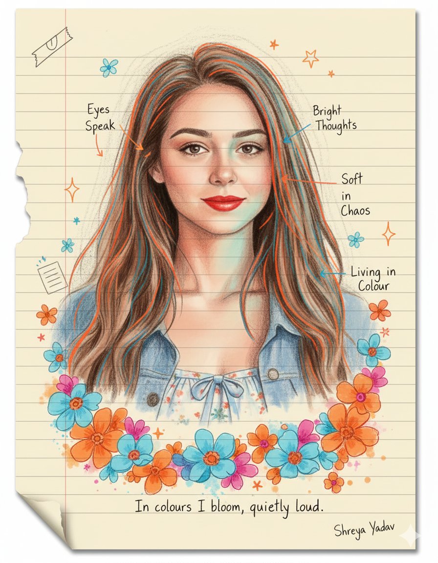 Unleashing Chaos: A Diary in Dazzling Colors AI prompt preview