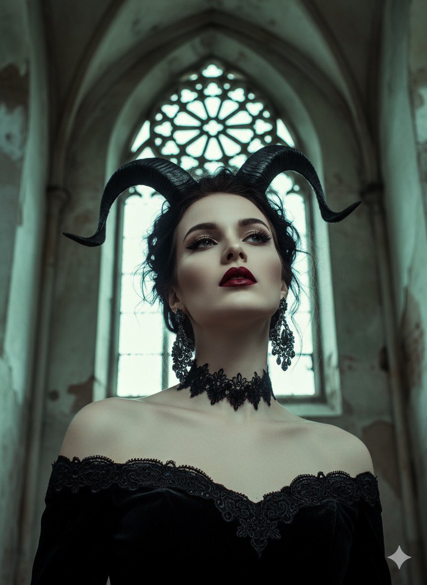 Gothic Glamour: A Haunting Portrait AI prompt preview