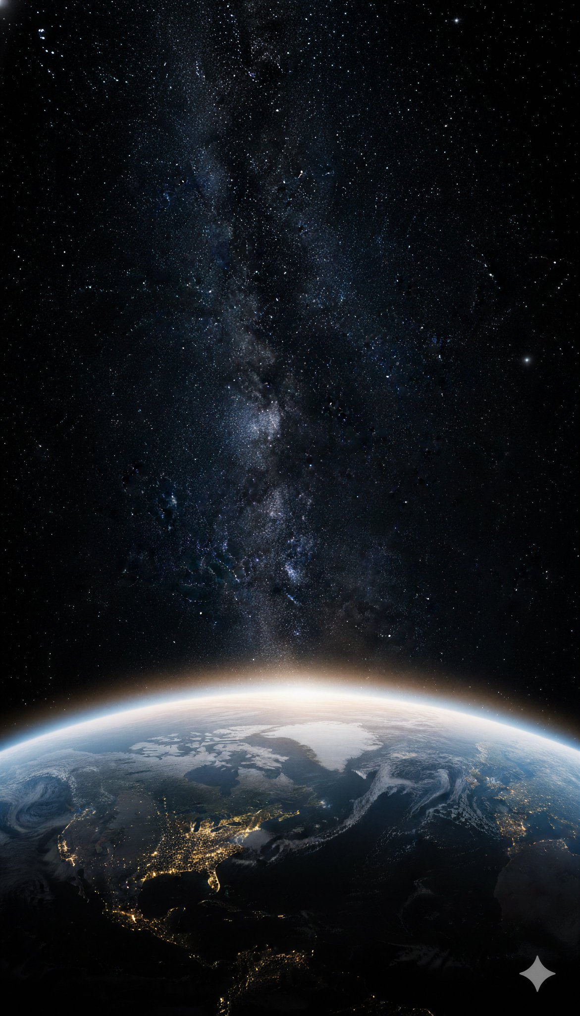 Earth from Low Orbit at Dawn AI prompt preview
