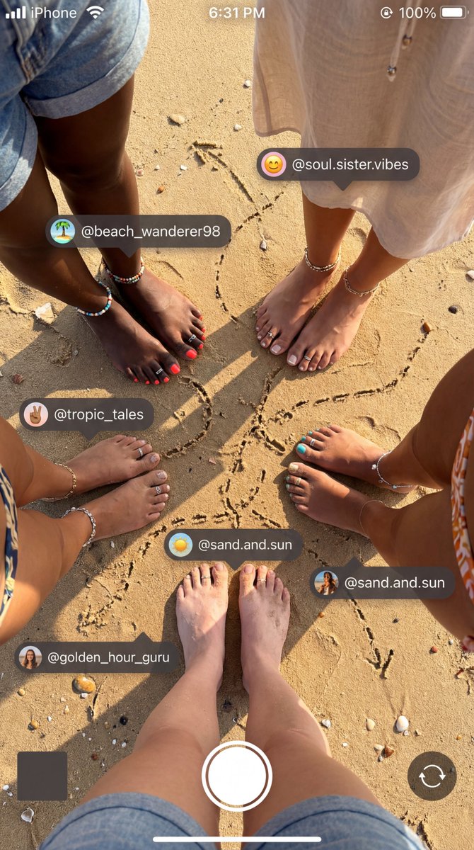 Circle of Sun-Kissed Friendship on the Beach AI prompt preview