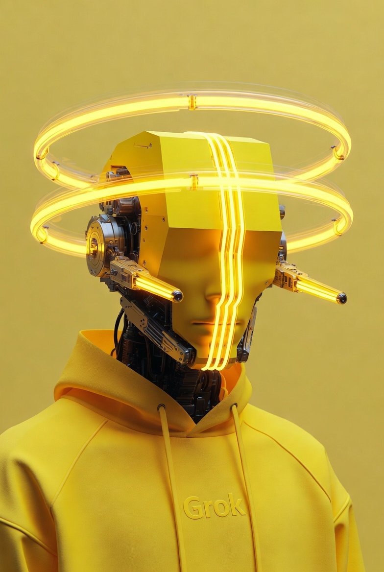 Grok: The Futuristic Cyborg Redefining AI Visuals - Nano Banana AI ...