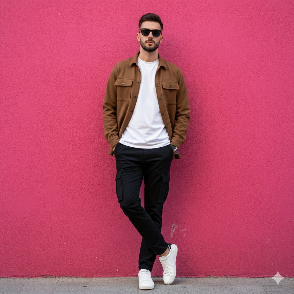 Bold Style Meets Vibrant Backdrops AI prompt preview