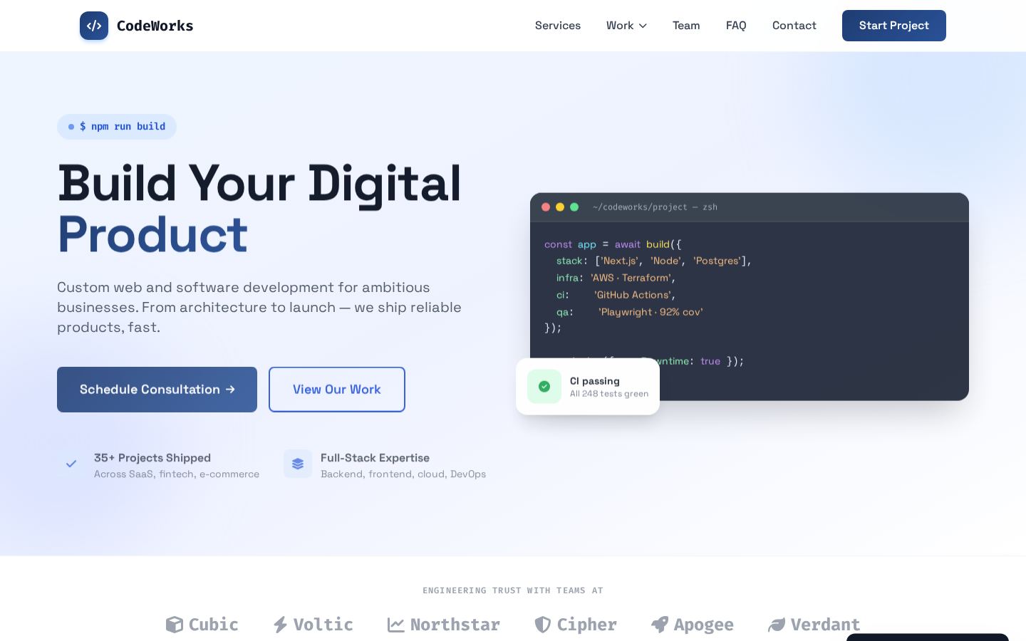 CodeWorks - Web Development Agency