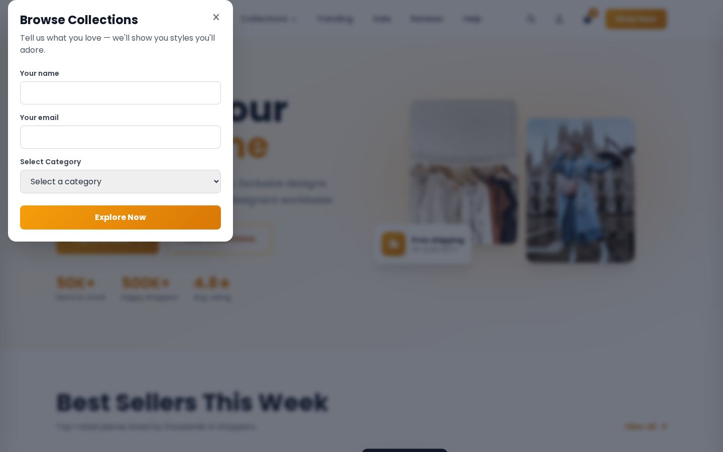 FashionHub - Trendy Fashion Store