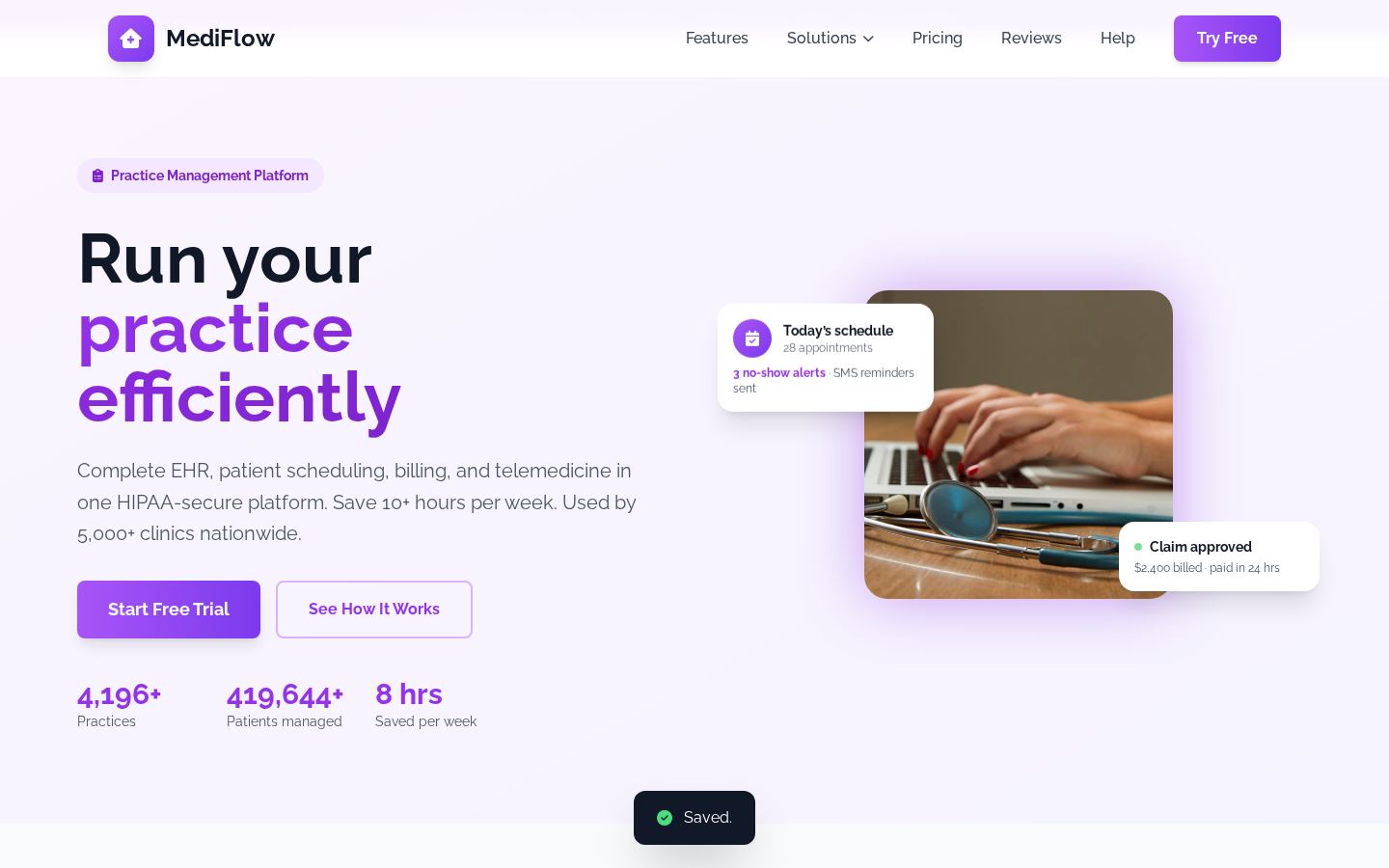 MediFlow - Streamline Your Medical Practice